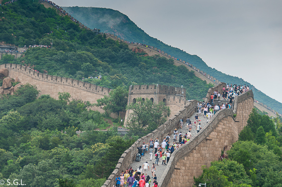 Pasear por la muralla China
