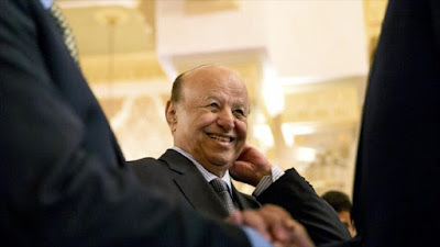 El expresidente fugitivo yemení Abdu Rabu Mansur Hadi