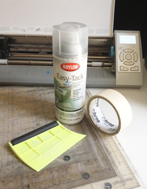 Modern Typography Reusing Your Silhouette Mat and More Money Saving Tips