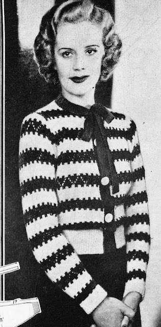 The Vintage Pattern Files: Free 1930s Knitting Pattern - An Adorable Little Jumper