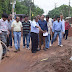 शहर की बदहाल सडकों का निरीक्षण करने शिवपुरी आई हाईकोर्ट कमिश्नर की टीम