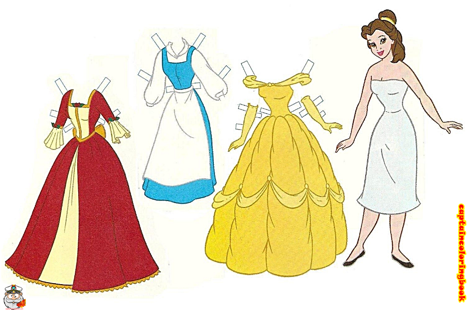 free printable princess paper dolls and clothes
