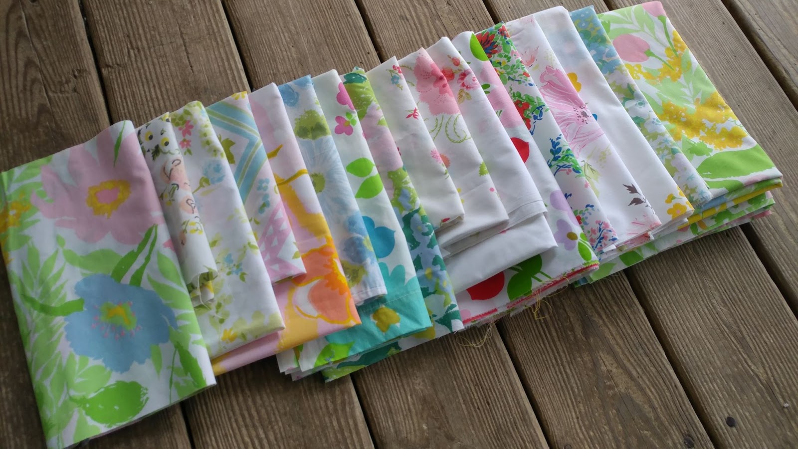 Slice of Pi Quilts Vintage Sheets Quilt in Quilty Magazine