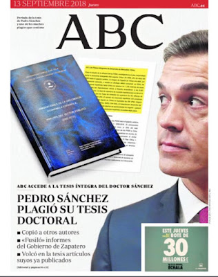 ▶️ Según 'ABC' el presidente del gobierno español cometió plagio en su tesis