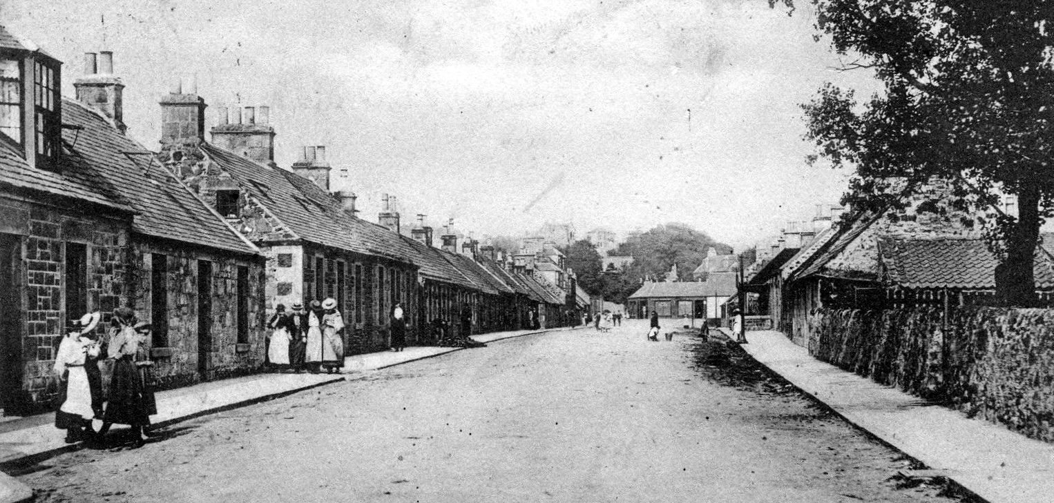 Tour Scotland Old Photograph Nelson Street Tayport Fife Scotland