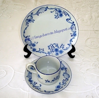 Xícaras de porcelana