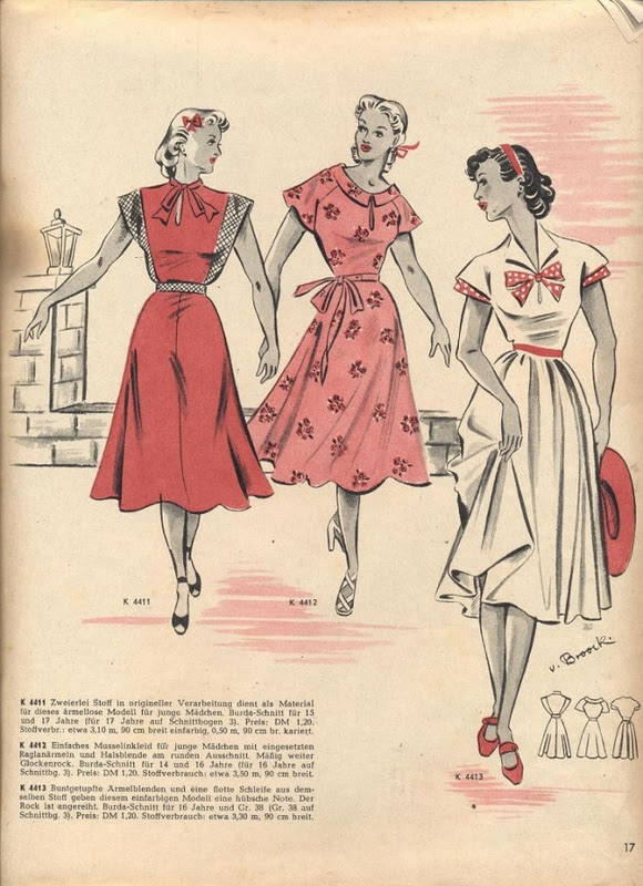Vestidos Vintage Vestuarios De Los 50 Mujeres Vestimenta Años