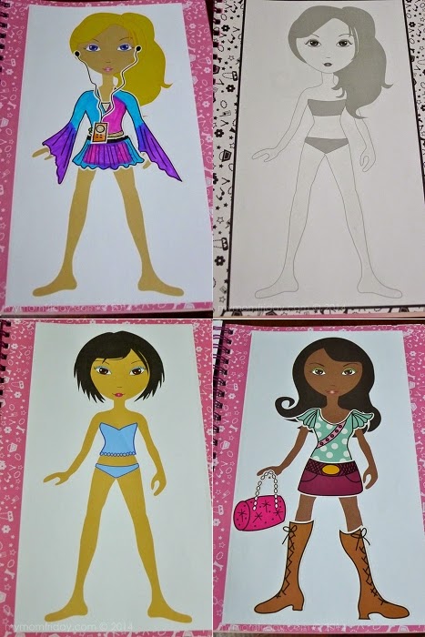 My Mom-Friday: Art Time with Meadow Kids: Fashion Designer and Box of  Stencils