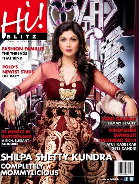 Shilpa Shetty Kundra Photoshoot on the cover of Hi Blitz