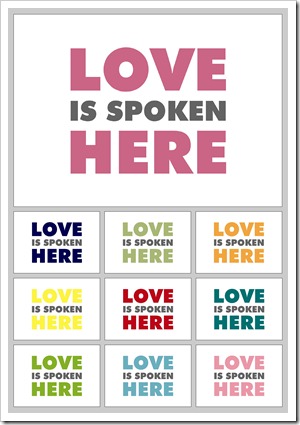 love is spoken here love is spoken here