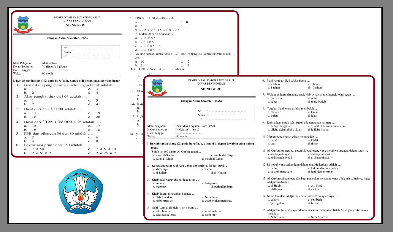 Kunci Sukses Ujian Akhir Semester: Panduan Lengkap Download Soal UAS Kelas 1 Semester 2 KTSP