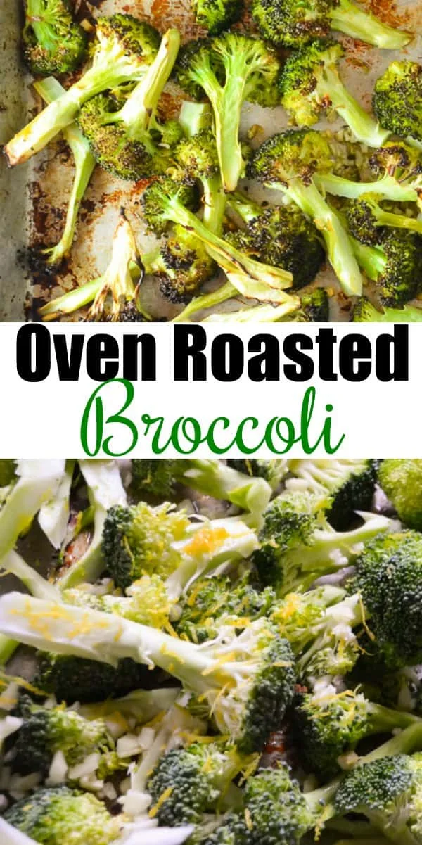 Oven Roasted Broccoli is a delicious side dish recipe, and easy to make! Roasted Broccoli is a great healthy side dish recipe for Thanksgiving and Christmas from Serena Bakes Simply From Scratch.