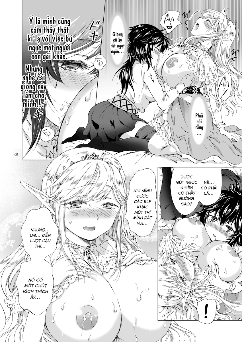 HentaiVN.net - Ảnh 29 - Tuyển tập Yuri Oneshot - Chap 126: Seinaru Chichi no Elf Hime