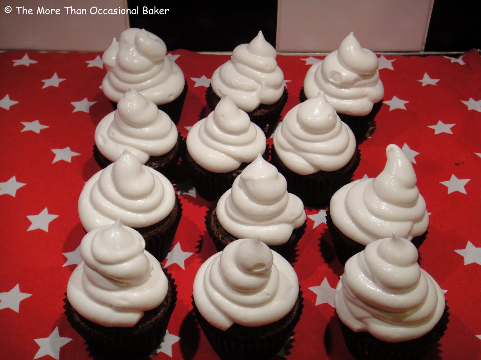 The more than occasional baker Hi Hat Marshmallow Cupcakes