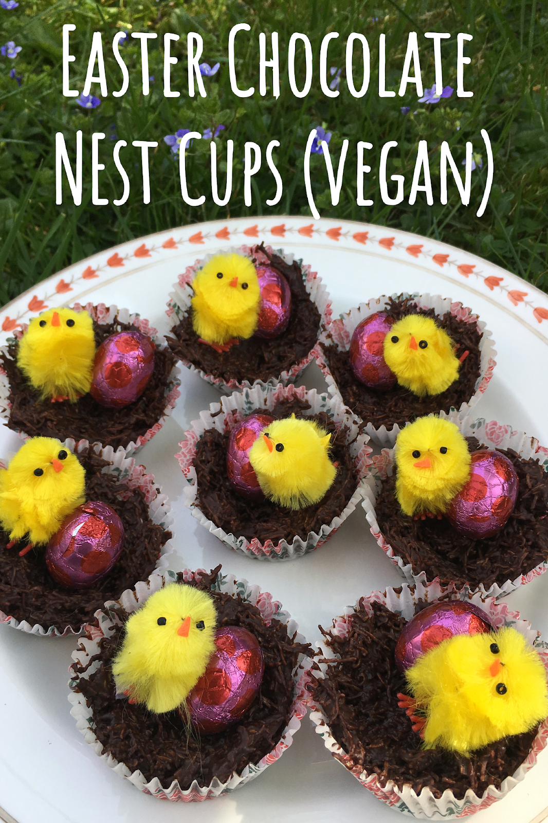 Easter Chocolate Nest Cups (Vegan) | Susiechef
