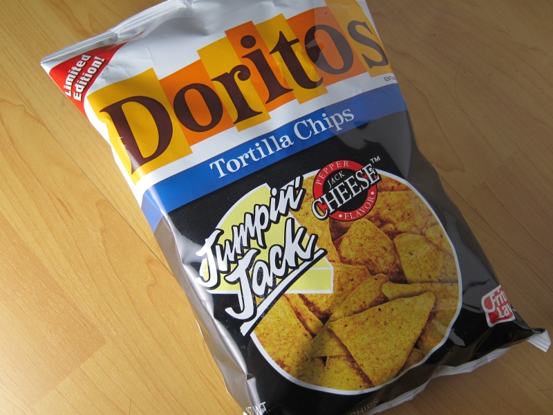 Review Frito Lay Doritos Jumpin' Jack Tortilla Chips