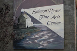 Salmon River Fine Arts Center sign on Main St.
