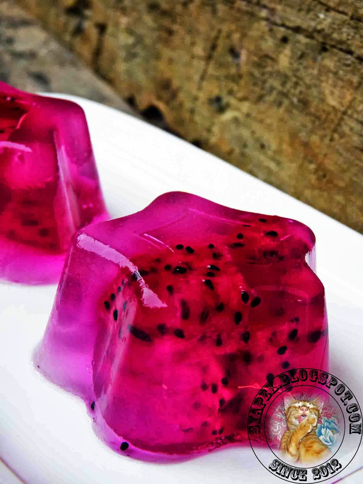 syapex kitchen Konnyaku Dragon Fruit Jelly