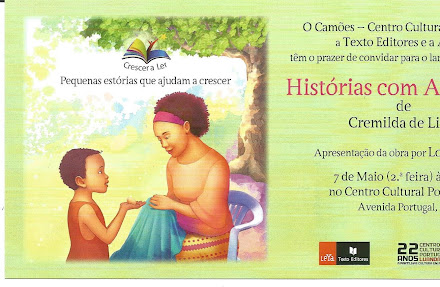 CCP Luanda Lançamento da Obra Infantil "HISTÓRIAS COM ADIVINHAS" de Cremilda Lima – 07/05