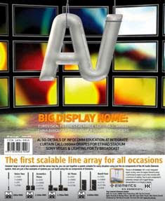 AV Magazine. For the audiovisual professional 18 - June 2011 | ISSN 1836-0815 | CBR 96 dpi | Bimestrale | Professionisti | Audio Recording | Tecnologia | Broadcast
AV Magazine caters to Australia and New Zealand’s audiovisual professionals.
Our readers are engaged in all aspects of AV: integration, production, performance, worship, operations, and consulting.
Our beat covers the projects, productions, products, technologies and techniques that will equip our readers to reach and stay at the leading edge of an industry in constant, and frequently turbulent, evolution.
We are interested in hearing about your current projects, products and productions to assist us in providing timely, accurate and relevant information for the audiovisual industry. We aren’t looking for finished articles; we have a growing team of skilled writers to do that. What we are seeking are leads to stories that will be of interest to audiovisual professionals.