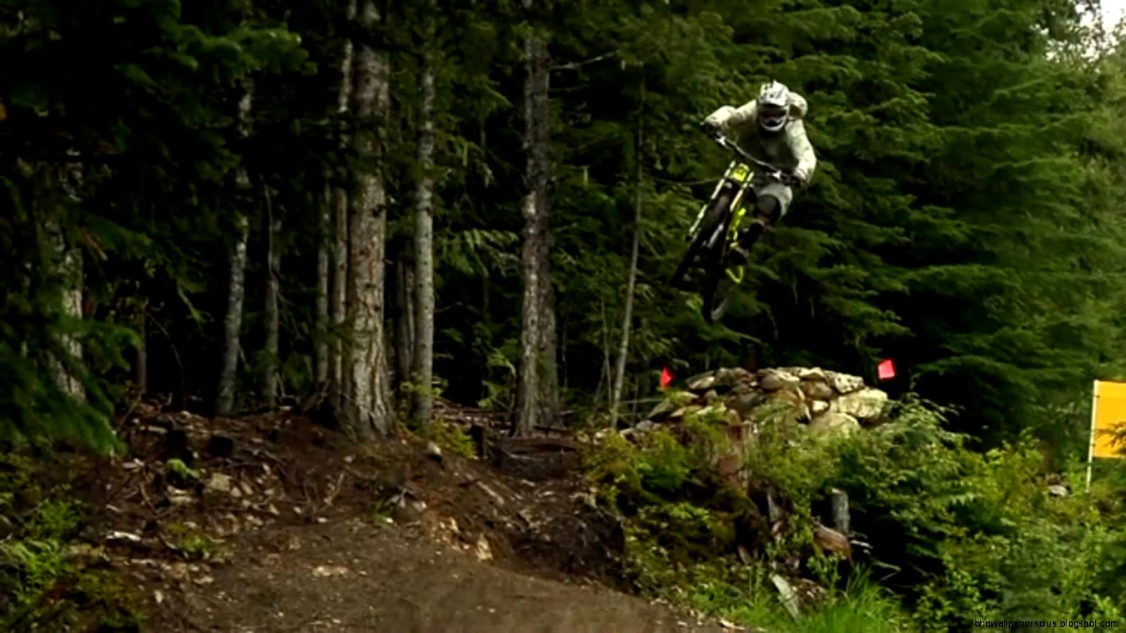 Extreme Downhill Mountain Biking