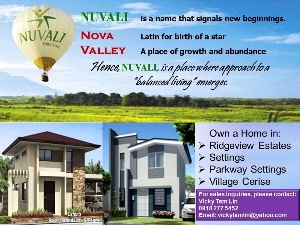 Nuvali Sta Rosa and Canlubang Laguna, Philippines Sta Rosa Laguna
