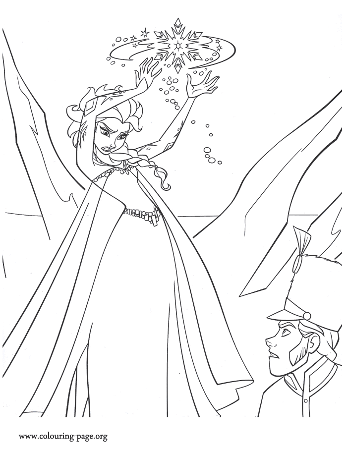 elsa coloring pages images ice - photo #36