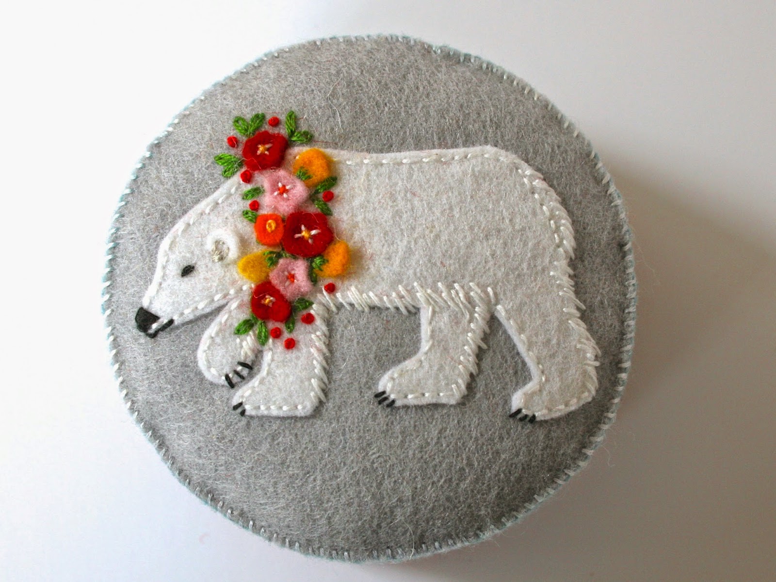 A Polar Bear Pincushion