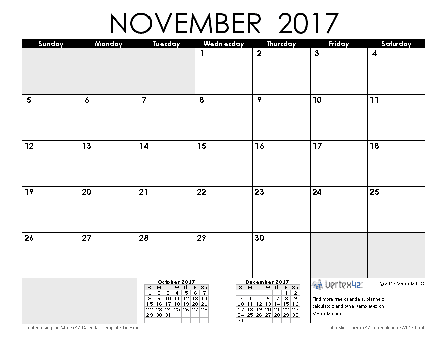 Free Printable Calendar 2020 Free Printable Calendar November