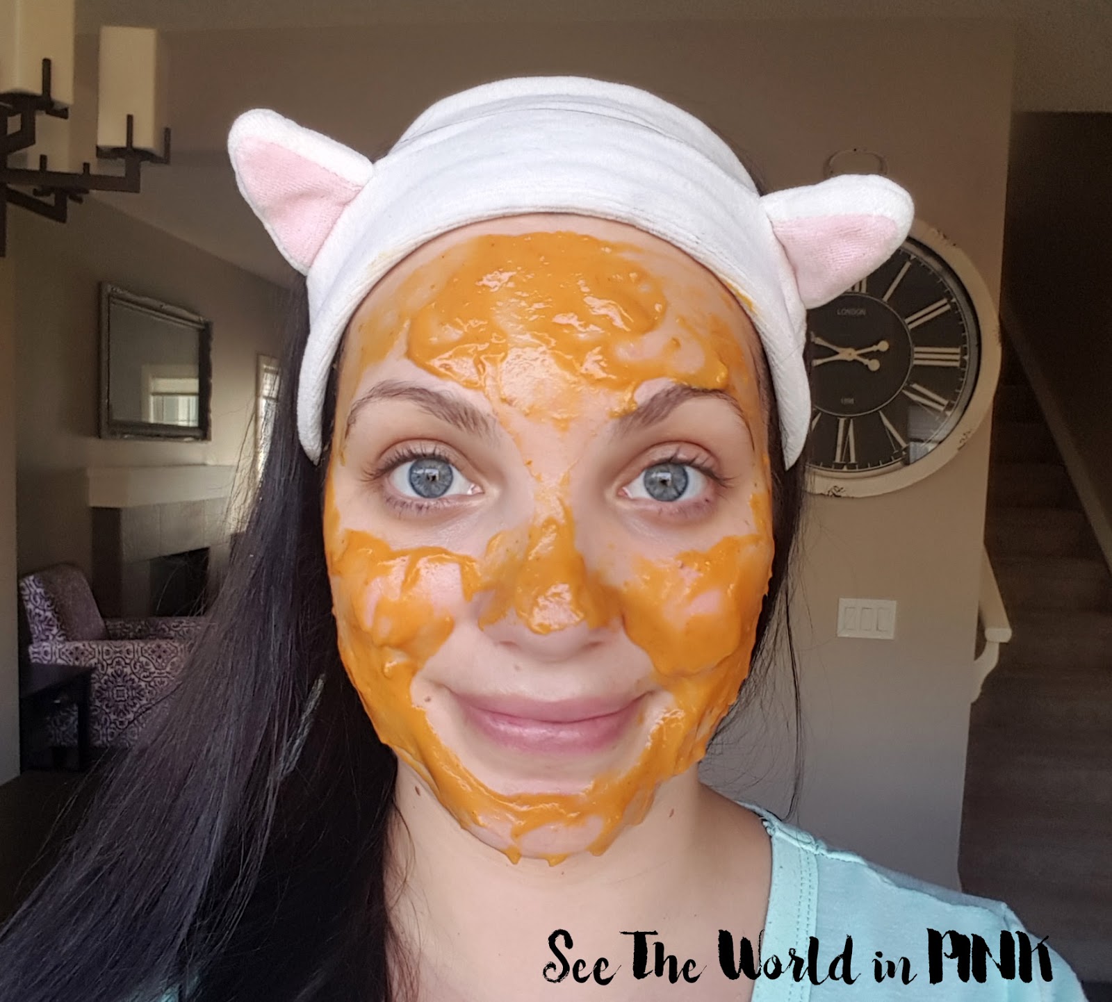 DIY Mask Thursday - Do It Yourself Pumpkin Face Mask! 