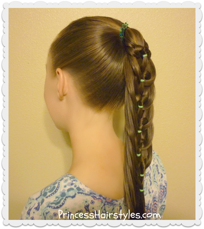 How to Do A Loop Ponytail Hairstyle