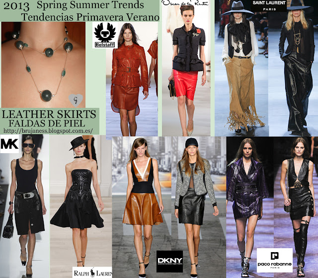 Brujaness Fashion: Leather skirts / Faldas cuero: Spring-Summer trends ...