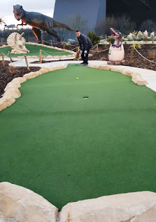 DinoFalls Adventure Golf at the Trafford Golf Centre in Manchester