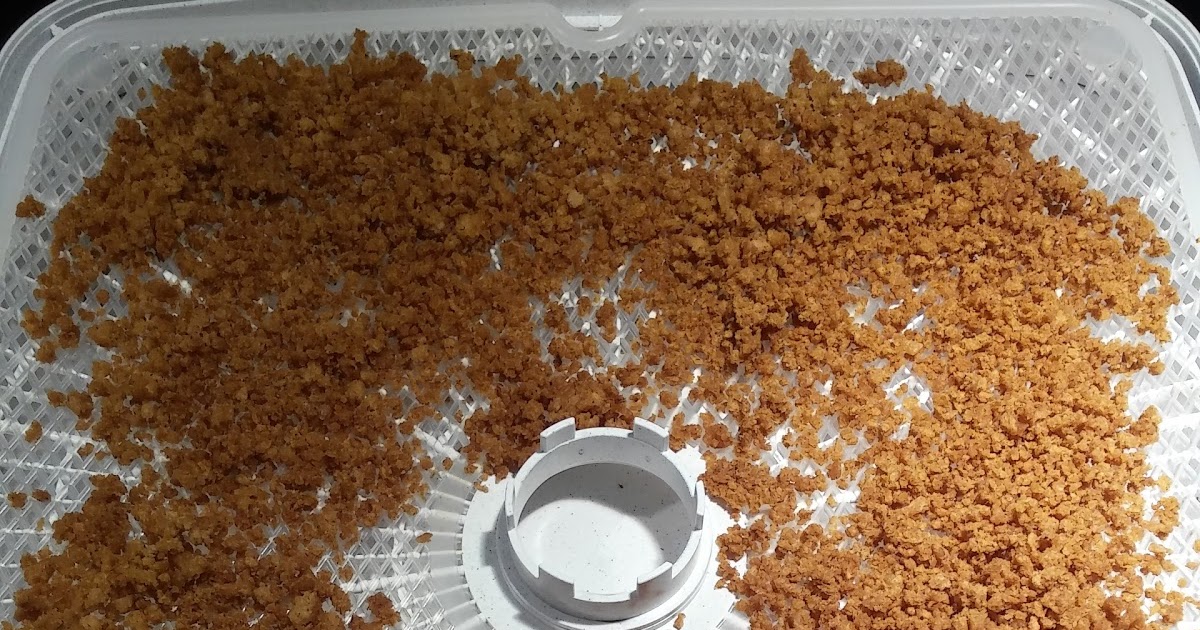 Pokey Making homemade veggie crumbles and seitan.