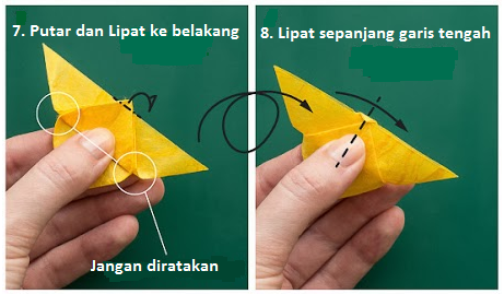cara membuat origami kupu kupu dari uang kertas