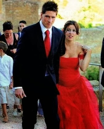 All Super Stars: Fernando Torres And His Wife Olalla 