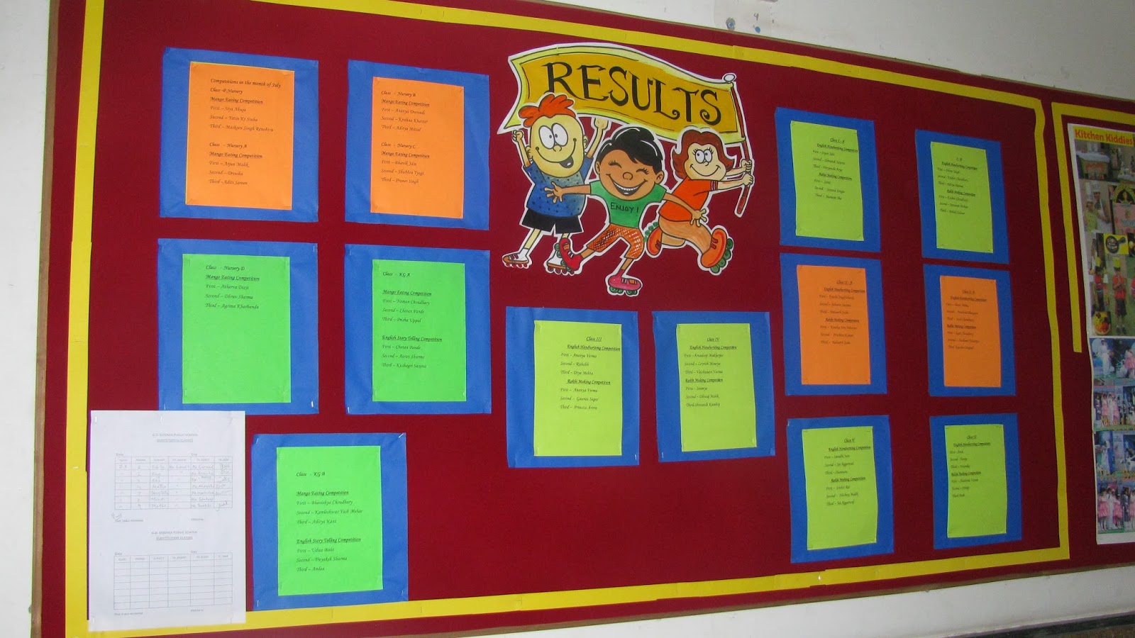 Art ,Craft ideas and bulletin boards for elementary schools: Bulletin
