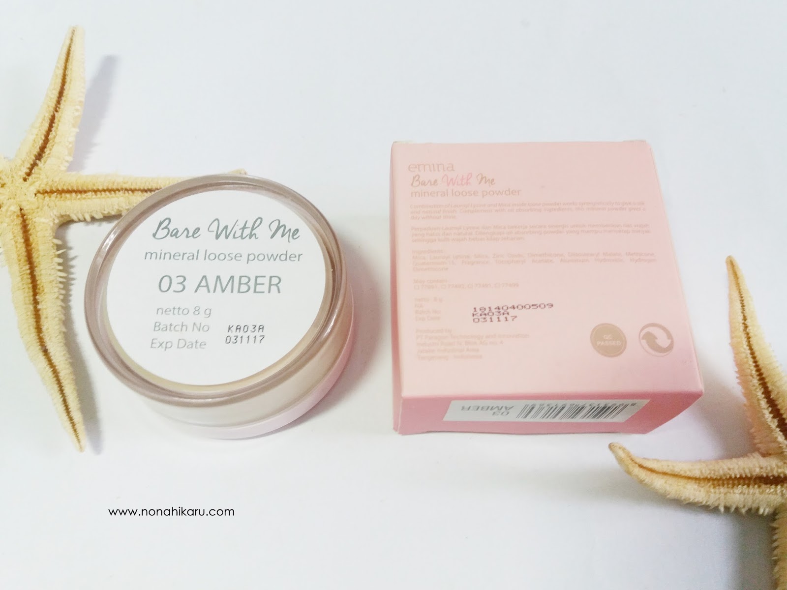 Review One Brand Emina Products Review Part 1 Mineral Compact Powder Paws Lava