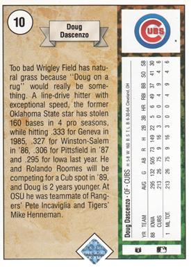 80's Cubs Cards: 1989 Upper Deck