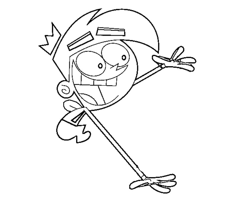 fairly oddparents coloring pages online - photo #47