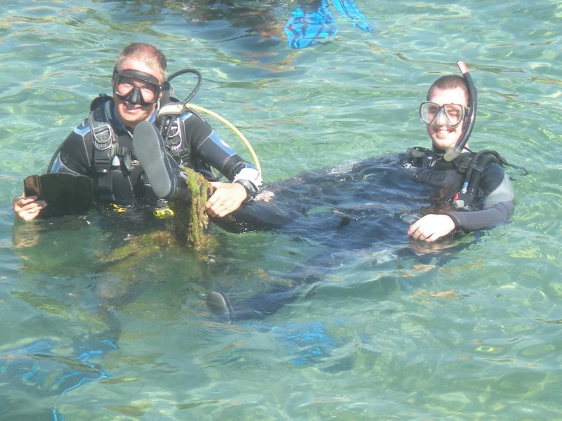 A new life planned in Cyprus Robin's SCUBA Diving day