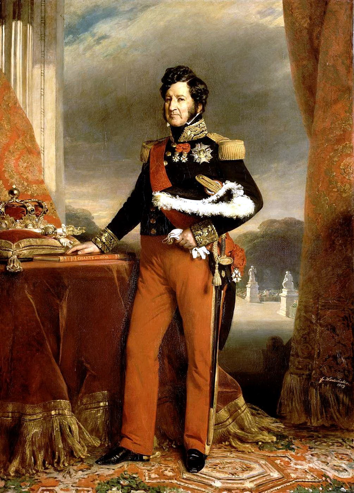 MILITARY PAINTINGS Louis Philippe I, King of the French