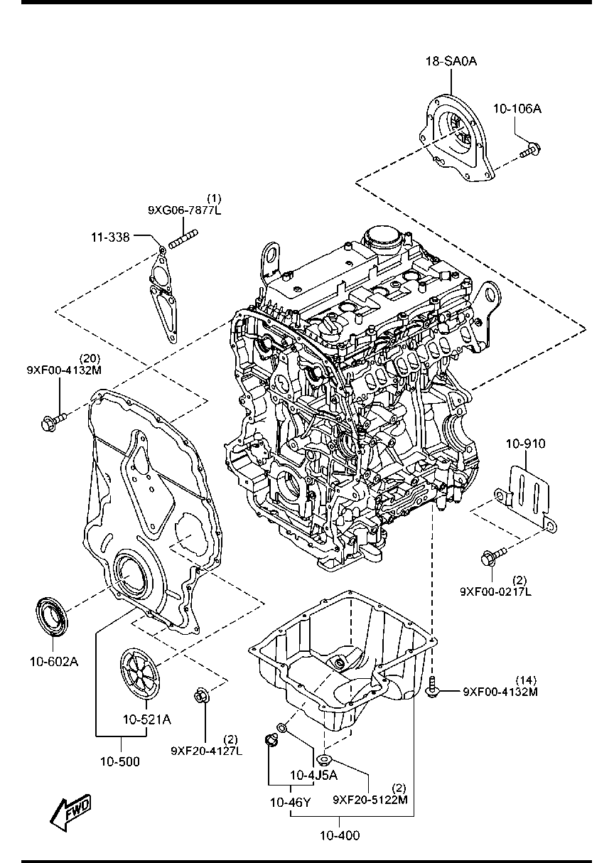 Kp Gasket  Ford Ranger 2 2 Xlt T6 Engine Diagram