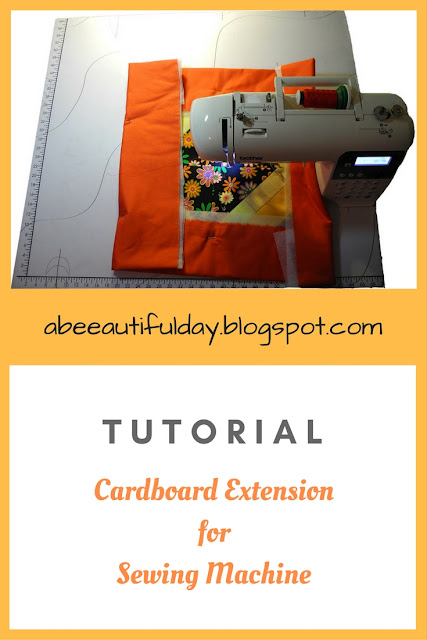 Cardboard Extension for Sewing Machine Tutorial