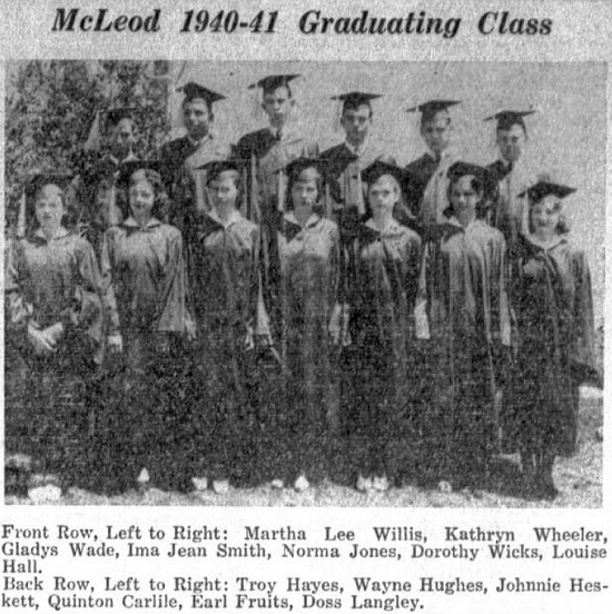 North Caddo Parish Across the State Line McLeod, Texas