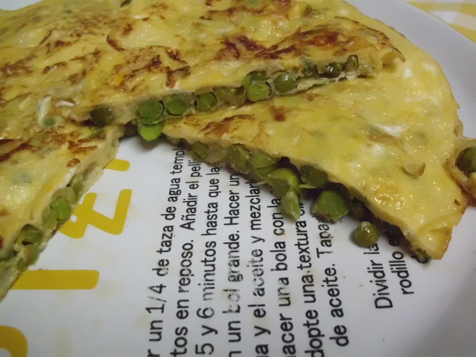¡Todos a la cocina! TORTILLA DE GUISANTES