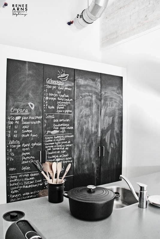 PETITS PARADIS Un Mur Ardoise dans la Cuisine