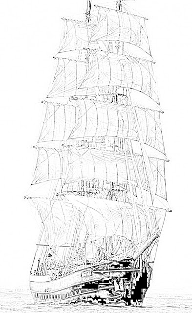 Coloring Pages: Sailing Ships Coloring Pages