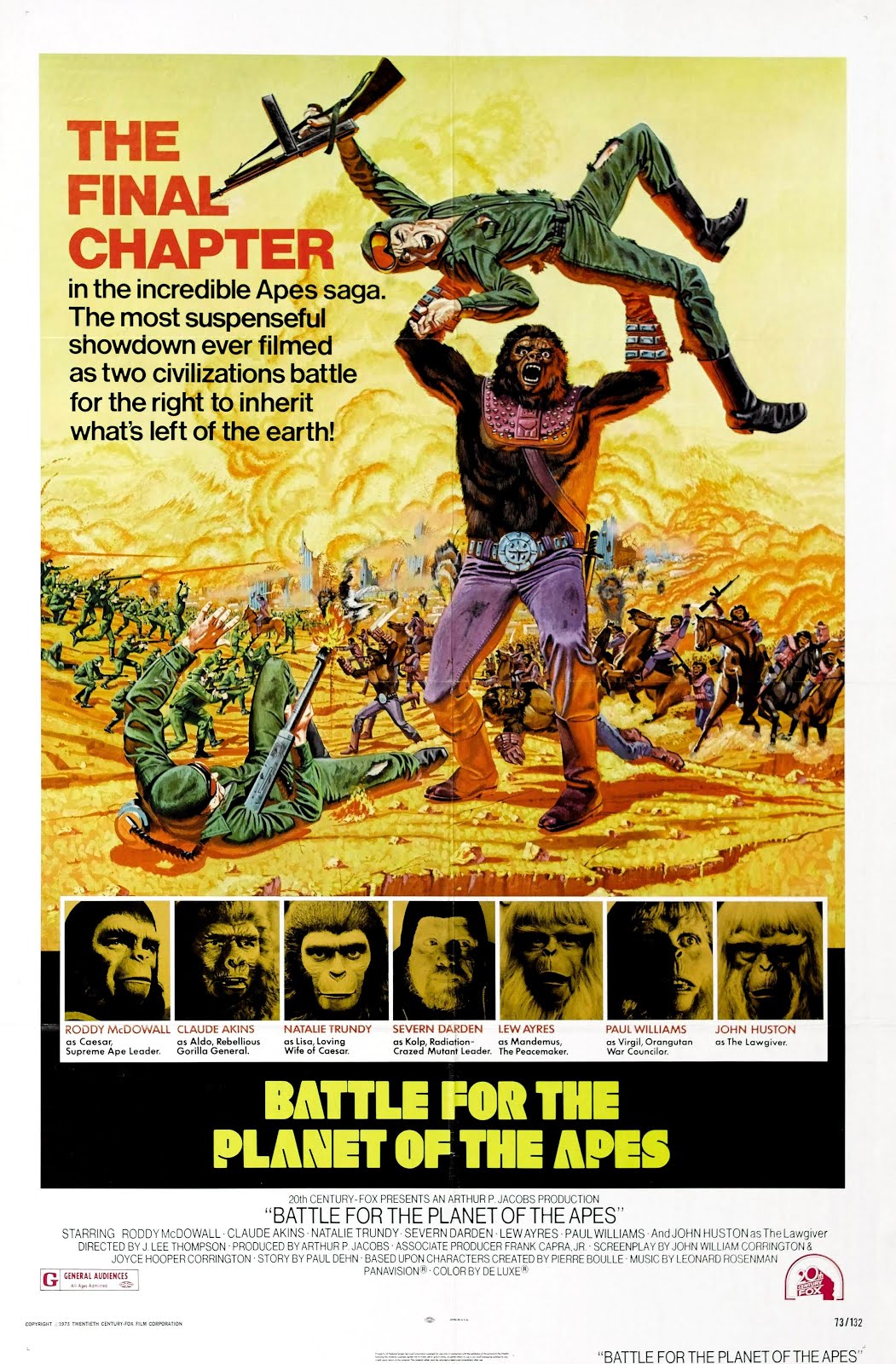 La bataille de la planète des singes (1973) J. Lee Thompson - Battle for the planet of the apes