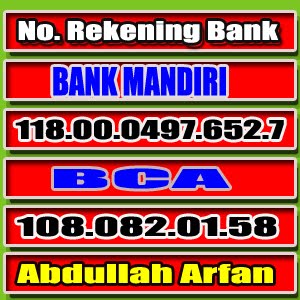 No.Rekening Bank